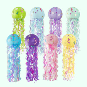 Jellyfish Lantern Hanging Decor Pack of 5