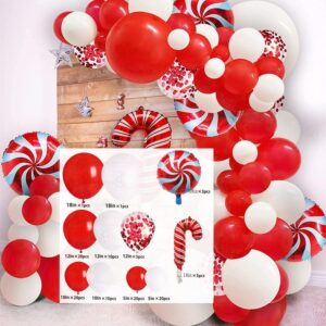 Christmas Foil & Latex Balloon Garland Kit