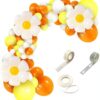 daisy balloon garland