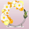 daisy balloon garland
