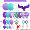 mermaid balloon garland