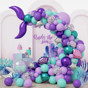 mermaid balloon garland