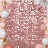 rose gold shimmer wall backdrop